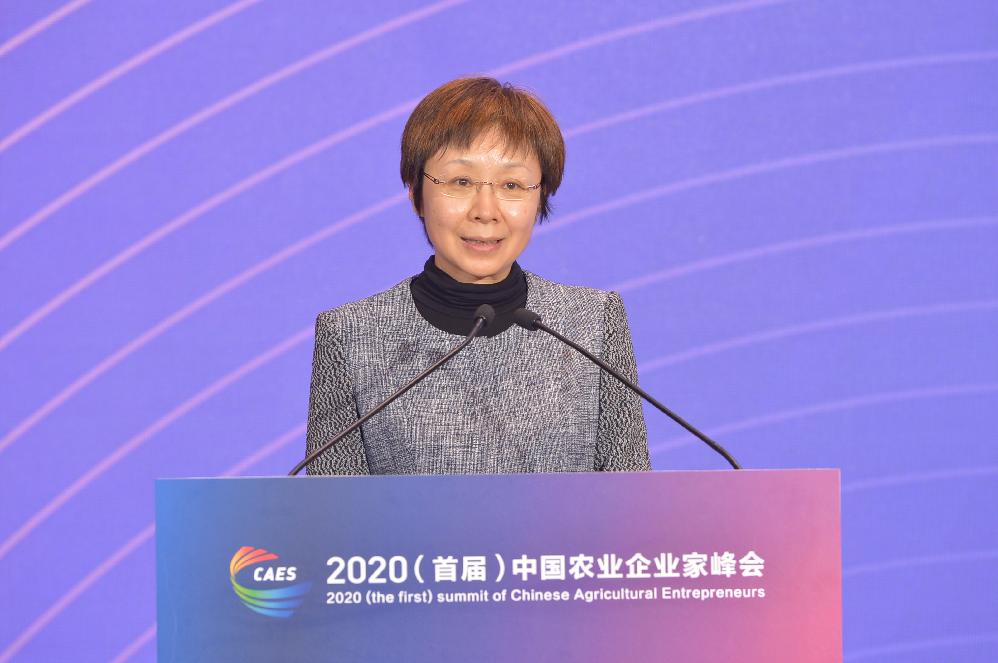 农业农村部乡村产业发展司一级巡视员吴晓玲发言 