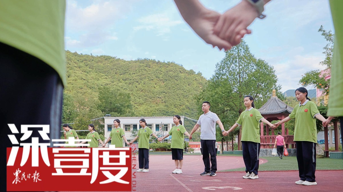 一个乡镇中学的艺术疗愈课