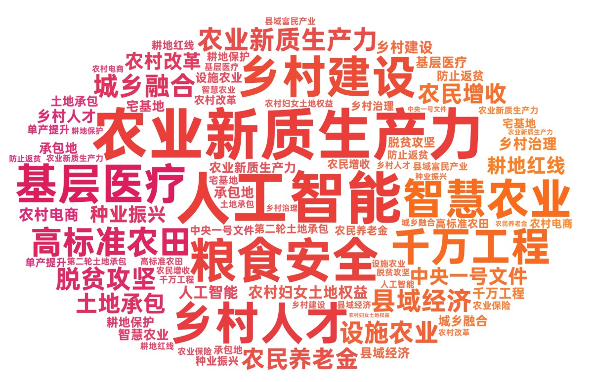 2025年全国两会“三农”热词分析