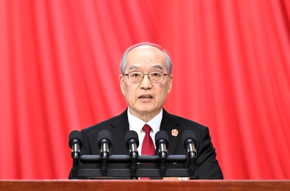 现场实录 | 张军作最高人民法院工作报告