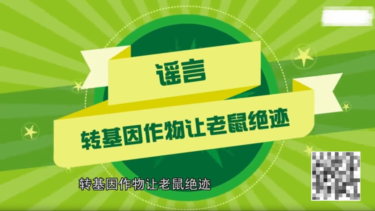 “转基因作物让老鼠绝迹”是谣言