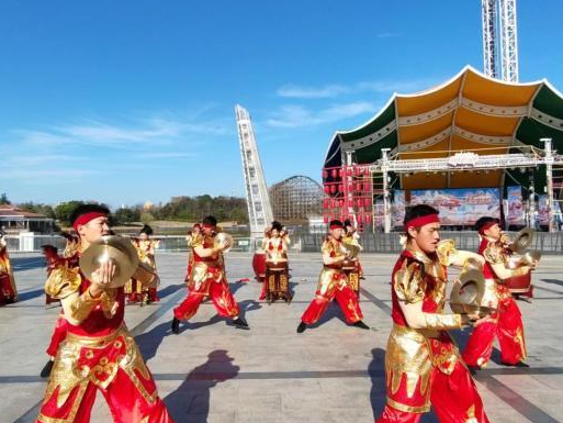 千年“绛州鼓乐”擂响龙年春节
