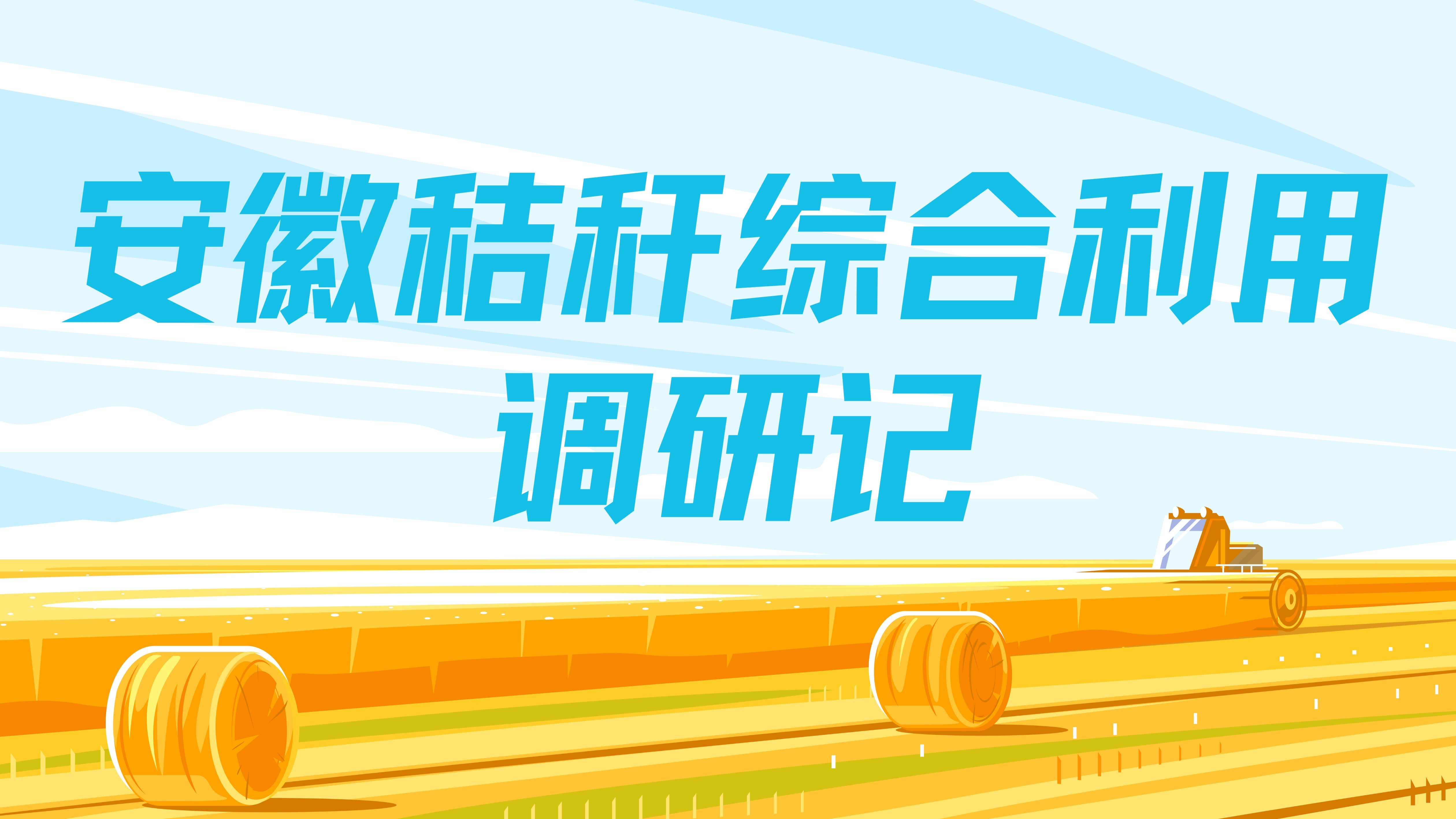 安徽秸秆综合利用调研记