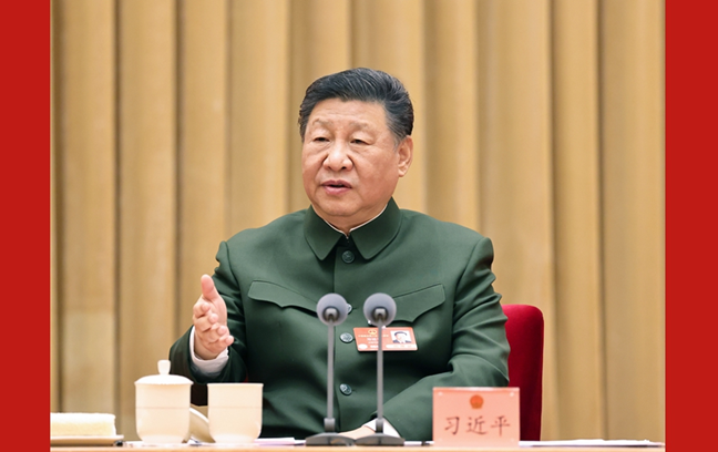 两会丨习近平出席解放军和武警部队代表团全体会议